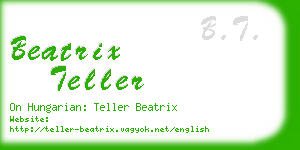 beatrix teller business card